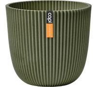 Capi Pot de Fleur d'Intérieur Boule "Groove" 25x23 cm - vert