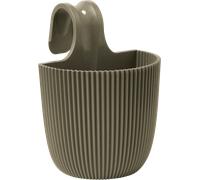 Capi Pot de Fleurs de Rampe de Balcon Groove 21x28 cm - vert