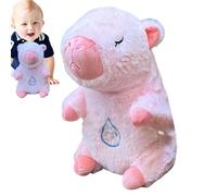 Capibara en Peluche Mignonne de Capibara - Compagnon Musical pour Dormir avec lumière - Breathing Sleep Buddy - Apaisant pour Dormir avec Mouvement de Respiration Rythmique pour garçons et
