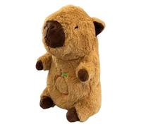 Capibara rembourré pour le sommeil relaxant, respiration en peluche pour dormir - Jouet interactif réaliste en peluche | Peluche portable avec lumières en peluche et mouvement respiratoire rythmique