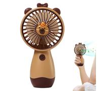 Capibara Ventilateur portatif rechargeable par USB pour camping d'été, extérieur, plage, sport, bureau, randonnée