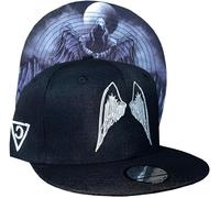 Capiche [99+ Designs] Cappello Snapback Nero per Uomini, Grim, sensemann SB, Horror, mummia, Fedora Opera d'arte cimiteriale in Stile gotico, da Baseball Anime
