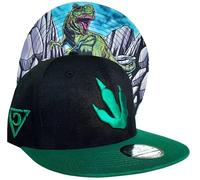 Capiche [99+ Designs] Casquette de Baseball pour Enfants, T-Rex Child, Zilla, cappy garçons, Basecap Dino, survêtement Chapeau Enfants Dinosaure Jurassic