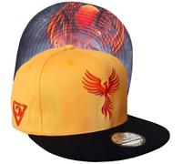 Capiche [99+ Designs] Casquette Snapback Jaune, Phoenix SB, Phoenix, Unisexe, pour Hommes, avec Motif, créature Mythique, Oiseau immortel