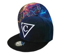 Capiche [99+ Designs] Chapeau Snapback Noir et Bleu, The Buffalo, Caps, snapcap, Basecap pour Hommes, Chapeaux de Cow-Boy, Casquette Taureau, Baseball Animalier