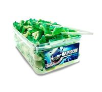 CAPICO FRUCHTGUMMI PARTY MIX HAIFISCHE 1er Pack (1 x 1,07 Kg) DOSE MIT RINDERGELATINE OHNE KÜNSTLICHE FARBSTOFFE