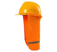 Capier Dur, Chapeau avec Bouclier De Cou De La Nuance De Soleil, Volet De Protection Solaire en Mailles Réfléchissantes, Couverture De Cou De Protection UV Légère Respirante, pour La Construction