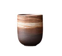 CAPIJIONG Tasse à thé en céramique faite à la main pour un usage domestique, 150 ml, tasse droite blanche