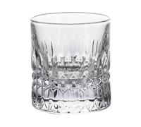 CAPIJIONG Verre à whisky à fond épais avec cristal gravé et transparent - Tasse à whisky sculptée en forme de pétale