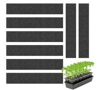 Capillary Growing Mats, 8 pièces Replacement Set, Gardening Fixture with Sturdy Build, Lawn Care with Practical Details, 17,72 x 3,54 pouces, Greenhouse Equipment, Outdoor Organizer for Seeding