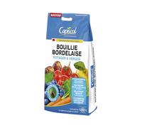 CAPISCOL Bouillie Bordelaise - 5kg - 1250L De Solution - Granulés A Dissoudre - Fongicide Polyvalent - Traitement Préventif & Traditionnel - Mildiou Tavelure Cloque Du Pêcher - Coloration Bleue BB5