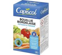CAPISCOL Bouillie Bordelaise - 800g - 128L De Solution - Fongicide Polyvalent - Traitement Préventif & Traditionnel - Mildiou Tavelure Cloque du Pêcher BB20800