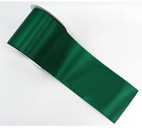 CaPiSo Ruban de satin 22 m - 100 mm - Largeur : 10 cm - Pour décoration de Noël, mariage (vert foncé, 22 m)