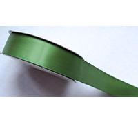 CaPiSo Ruban de satin brillant double face de qualité supérieure - Vert olive - 25 m x 50 mm