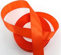 CaPiSo Ruban de satin de 22 m x 25 mm x 2,5 cm - Ruban décoratif pour Noël, mariage, orange