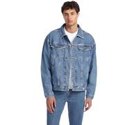 Veste hommes Guess MENS OVERSIZE TRUCKER JACKE Bleu EU M