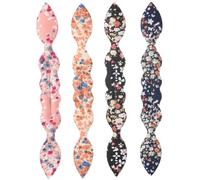 Capisseurs de pain, coiffure Bun Maker 4pcs Flower Match Rabbit Ear Maker pour les femmes Exquise Sweet rapide Bun Maker pour les coiffures de cheveux longs Accessoires