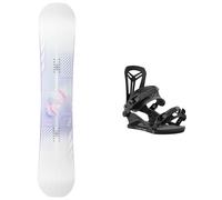 Capita - Fixations de Snowboard - Pack Pathfinder Camber 2025 en Nylon - Blanc Blanc S,M,L,XL