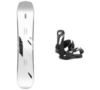 Capita - Packs (snowboard + fix) - Snowboard all-mountain freeride - Pack Mega Death 2026 pour Homme - Blanc Blanc 162 cm,165W cm