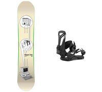 Capita - Packs (snowboard + fix) - Snowboard all-mountain freestyle - Pack Sb Resort Twin 2026 pour Homme - Beige Beige 156 cm,158 cm,160 cm