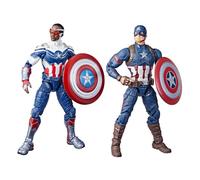 Capitaine America Sam Wilson & Steve Rogers Bd Legends 2-Pack Action Figurines