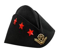 Capitaine Caps Sailors Pilulier Halloween Costume pour fête mascarade jeu de rôle pour scène habillage à thème fête casquettes à thème