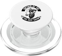 Capitaine du Navire-Exposition Funny Motor Boating Captain PopSockets PopGrip pour MagSafe