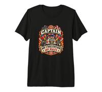 Capitaine | Ma caserne de Pompiers Mes règles | Appel des T-Shirt Haut de Gamme