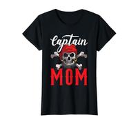 Capitaine Maman Meilleure Maman de Tous Les Temps Maman Pirate Lover T-Shirt Graphique avec Valeur