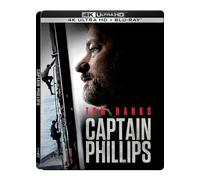 Capitaine Phillips Édition Limitée Steelbook Blu-ray 4K Ultra HD