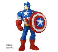 Capitaine sans boîte - Mini blocs de construction de Super héros, modèle de panthère noire, figurines de dess