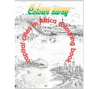 capital cities in Africa colouring book