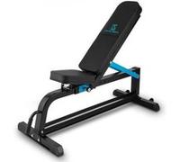 Capital Sports Adjustar Banc de musculation modulable (pour entraînement fitness, surface rembourrée de 5 cm, cadre en métal solide, diversité d'inclinaisons), banc musculation pliable - noir