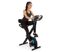 Capital Sports Azura M3 Pro Velo d'Appartement Pliable, Velo d'Exercice Cardio-training et Abdos, Cross Trainer, Home Trainer, Pedalier d'Appartement, Vélo d'Intérieur Magnétique, Support Tablette