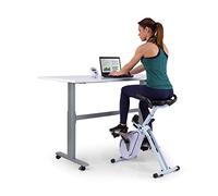 Capital Sports Azura Velo d'Appartement Pliable, Velo d'Exercice Cross Trainer, Cardio-training Maison et Bureau, Home Trainer, Pedalier d'Appartement, Vélo d'Intérieur Magnétique, Support Tablette