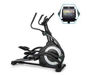 CAPITAL SPORTS Helix Star UP Vélo elliptique orbital - Support d'application Kinomap - Bluetooth InclinePro - Fonction d'inclinaison à 3 niveaux - Poids du volant : 25 kg - Résistance magnétique à 32