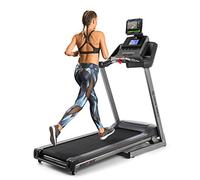 CAPITAL SPORTS Infinity Pro - Tapis de Course électrique, Vitesse jusqu'à 21 km/h, Pente réglable jusqu'à 15%, Ecran 7 LCD, 36 progr. d'entraînement, Moteur de 4.5 ch, Tapis de Sport Course,Noir