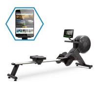 CAPITAL SPORTS Stream M2 Rameur à résistance magnétique 105 cm - 16 niveaux d'entraînement cardio - Rangement vertical - Aluminium