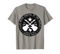 Capitale du monde de la musique en direct Souvenir Austin Texas T-Shirt
