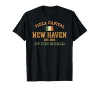 Capitale Mondiale de la Pizza New Haven Connecticut Apizza CT T-Shirt
