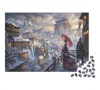 Capitale Secrète des Neiges Puzzle 1000 Pièces Adultes Et Enfants,Anti-Stress,Dès 14 Ans,Déco Murale,Défi,Cadeau Unique,Premium,Carton,Jeu Éducatif,Détente,Casse-tête 70x50cm