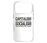 Capitalism Vs Socialism - Funny Political Anti Socialism Coque pour iPhone 17 Pro