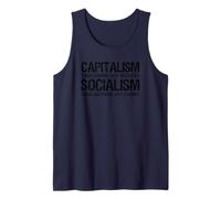 Capitalism Vs Socialism - Funny Political Anti Socialism Débardeur