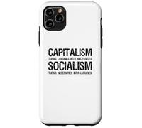 Capitalisme Contre socialisme - Politique Anti-socialiste Communiste Coque pour iPhone 11 Pro Max