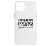 Capitalisme Contre socialisme - Politique Anti-socialiste Communiste Coque pour iPhone 14 Plus