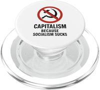 Capitalisme : Parce Que Le socialisme craint PopSockets PopGrip pour MagSafe