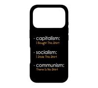 Capitalisme Socialisme Communisme Libertarian Economie Liberté Coque pour iPhone 17 Pro