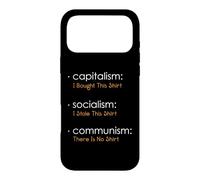 Capitalisme Socialisme Communisme Libertarian Economie Liberté Coque pour iPhone 17 Pro Max