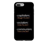 Capitalisme Socialisme Communisme Libertarian Economie Liberté Coque pour iPhone 7 Plus/8 Plus