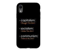 Capitalisme Socialisme Communisme Libertarian Economie Liberté Coque pour iPhone XR